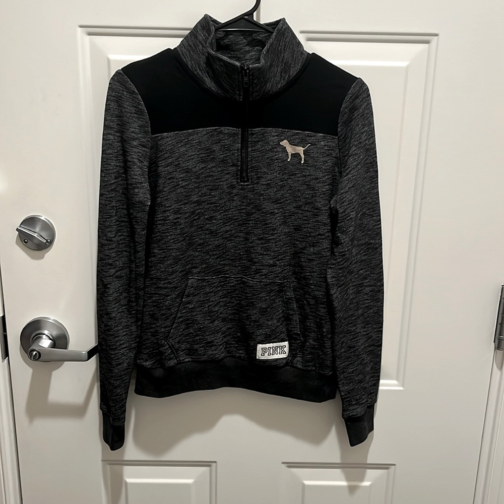 “Pink” quarter zip